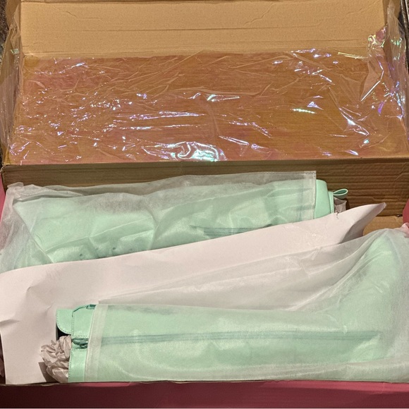 Dolls Kill/ Sugar Thrillz Mint Obsidian Size 8 Combat Boots SOLDOUTSTYLE⚠️NWT⚠️ - Picture 7 of 16